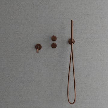 Badkarsblandare Scandtap Steel Harmonized 4 för Inbyggnad