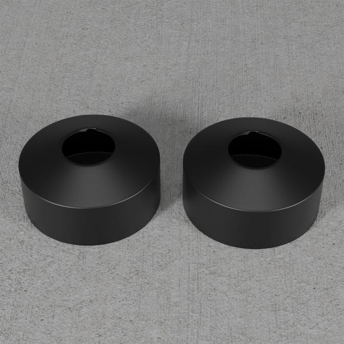 Täckbricka Scandtap Steel Pleasure Cover 33 mm á 2 st