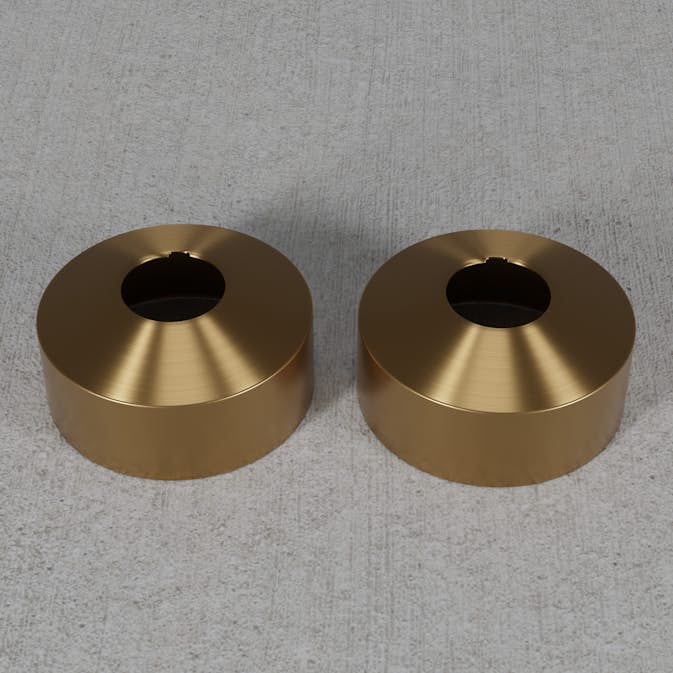 Täckbricka Scandtap Steel Pleasure Cover 33 mm á 2 st