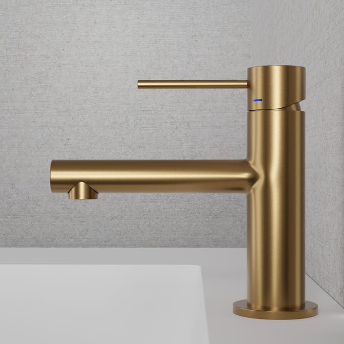 Tvättställsblandare Scandtap Steel Vertex