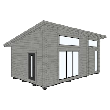 Attefallshus Baseco Stensund 30 m² Stuga med Loft