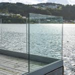 Glasräcke Novoroom Stolpfritt