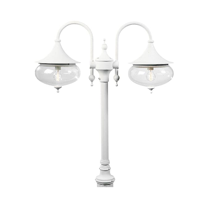 Stolplykta Gnosjö Konstsmide Libra 2-arm E27 utan Stolpe