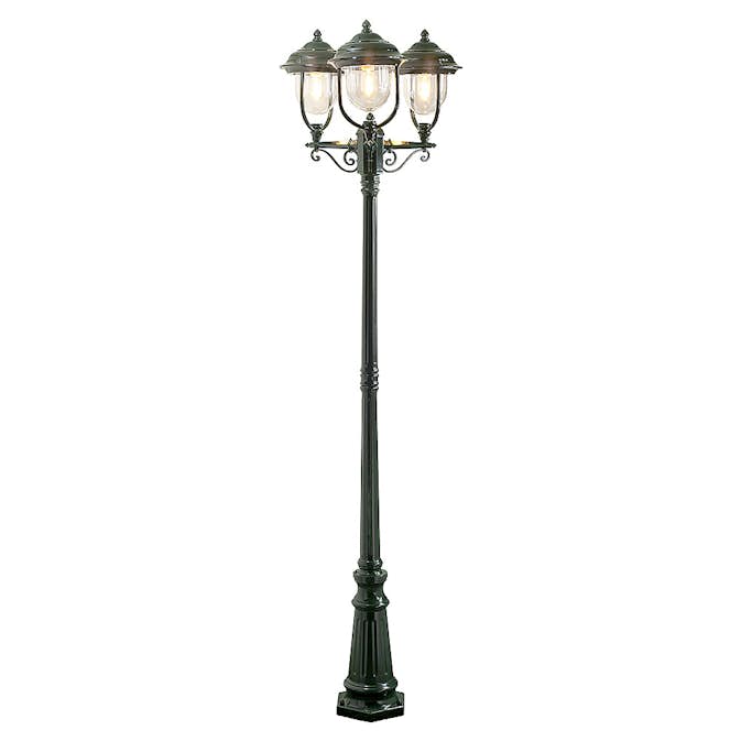 Stolplykta Gnosjö Konstsmide Parma 3-arm E27 med Stolpe