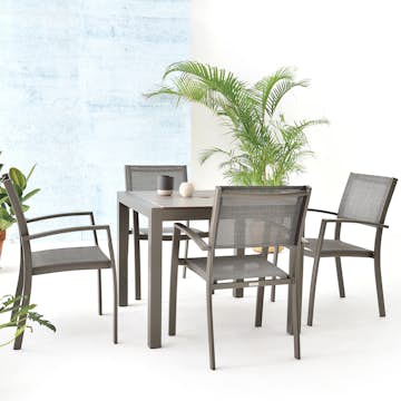 Matgrupp LifestyleGarden Solana med 4 Stolar