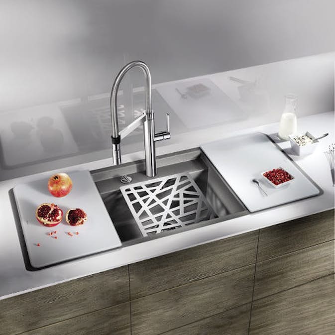 Strukturgaller Blanco Rostfritt stål 359 x 300 mm