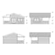 Attefallshus Palmako Agneta 18,8+28,8 m² Komplett Stuga med Sadeltak & Altan