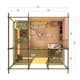 Attefallshus Palmako Agneta 18,8+28,8 m² Komplett Stuga med Sadeltak & Altan