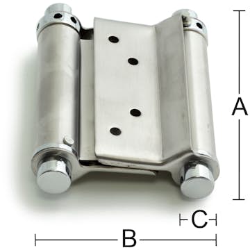 Svängdörrgångjärn Habo 10