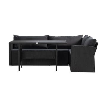 Loungegrupp Comfort Garden James Light Soffgrupp Utomhus 5-sits med Bordsskiva i Aintwood