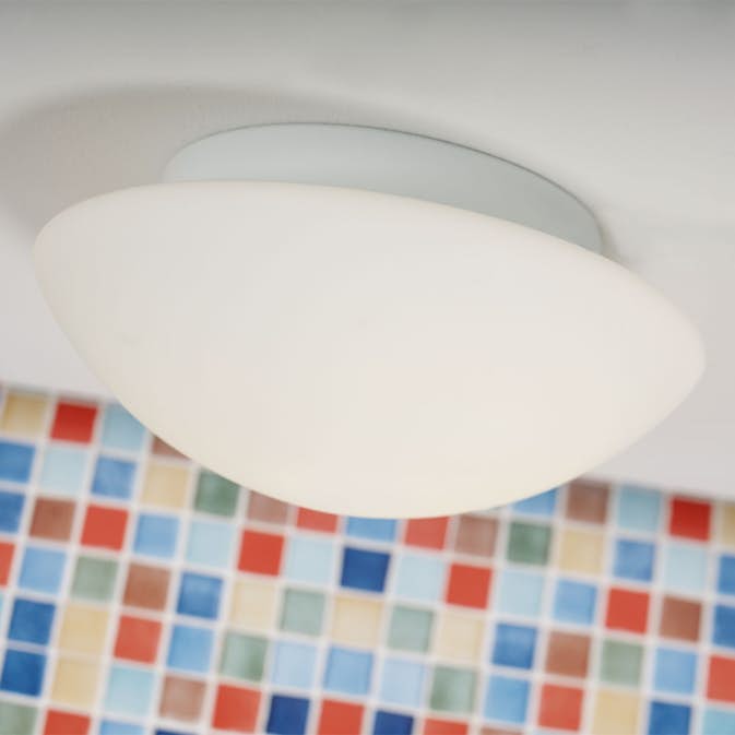 Plafond Nordlux Ufo 23 Vit Taklampa Metall/Glas