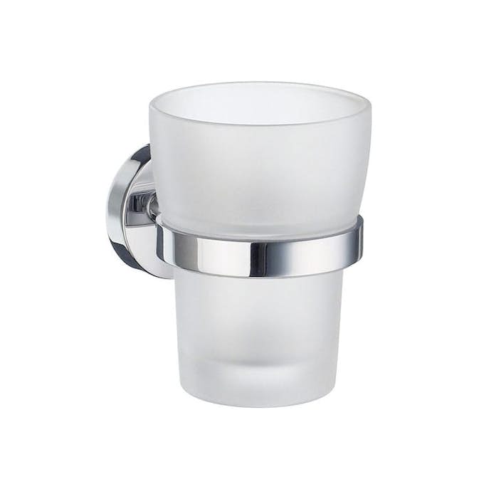 Tandborstglas Smedbo Home HK343 Krom/Frostat Glas