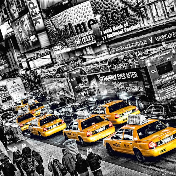 Tapet Idealdecor Cabs Queue