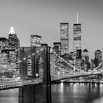 Tapet Idealdecor Manhattan Skyline at Night 138