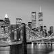 Tapet Idealdecor Non-Woven Manhattan Skyline at Night
