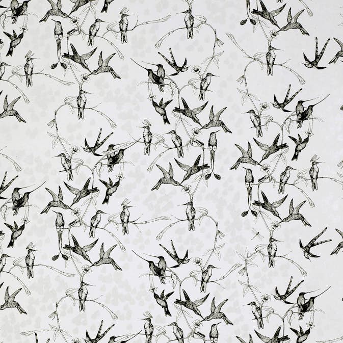 Tapet Mimou Rainbirds Natural/Black