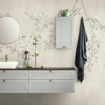 Våtrumsvägg Tarkett Aquarelle Magnolia Light Grey