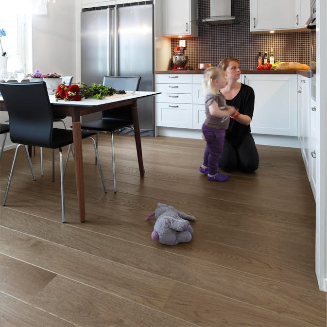 Tarkett Parkettgolv Shade Ek Stone Grey Plank
