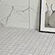 Mosaik Tenfors Devon White 5x5 cm