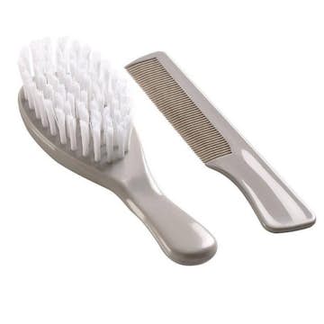 Borste Thermobaby Med Kam Grey
