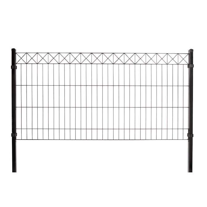 Tilläggsmodul Hortus till Panelstängsel med Deko X Svart