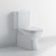 Toalettstol Duravit D-Code 211809 med Mjukstängande Hårdsits