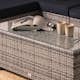 Loungegrupp Comfort Garden Bahamas 6-sits med Utebord 3 Utomhus