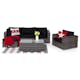 Loungegrupp Comfort Garden Bahamas 5-sits med Utebord 3 Utomhus