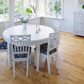 Parkettgolv Berg & Berg Ek XXL Hjärter Borstad Naturolja 1-Stav