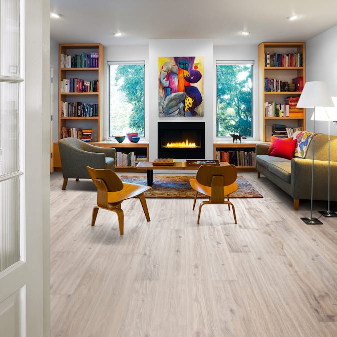 Parkettgolv Kährs Vista Vit Naturoljad Ek 1-Stav