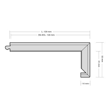 Trappnos Berg Berg Ek XXL Vild Borstad Vitolja Trapp A