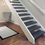 Trapprenovering Lundbergs Laminat Silvergrå