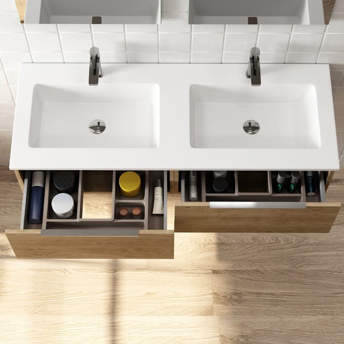 Tvättställ Tenfors Alpin XL Solid Surface 120 cm