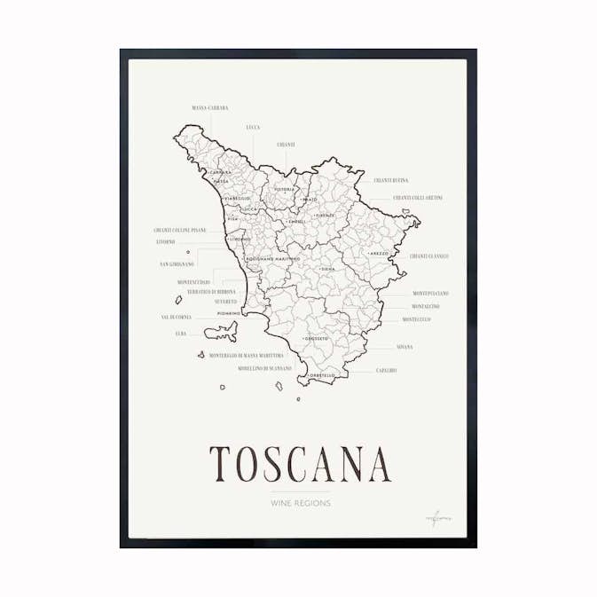 Poster Corkframes Vinkarta Toscana
