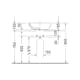 Tvättställ Duravit Foster 033550