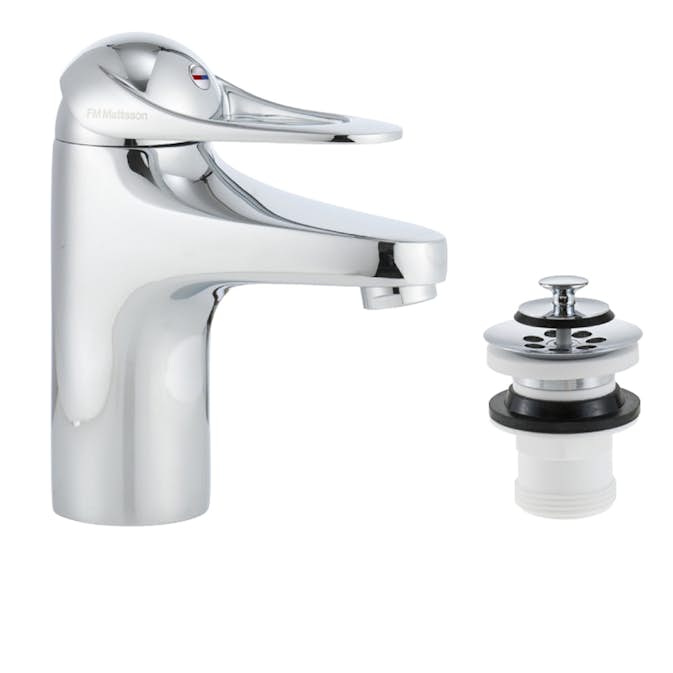 Tvättställsblandare FM Mattsson 9000E II med Silpluggventil