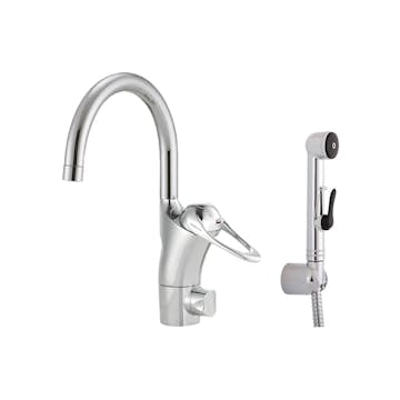 Tvättställsblandare FM Mattsson 9000E med Handdusch och Diskmaskinsavstängning