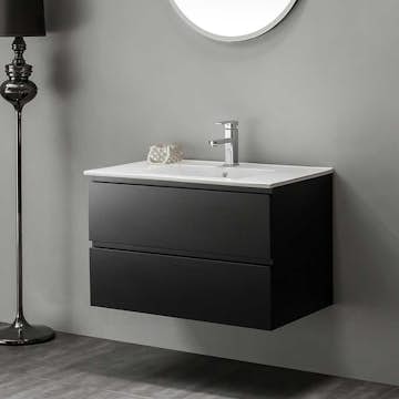 Tvättställsskåp Bathlife Eufori Svart