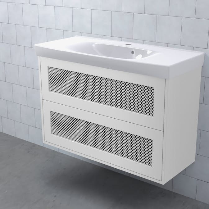 Tvättställsskåp Björbo Badrum Mejda Kompakt Hög