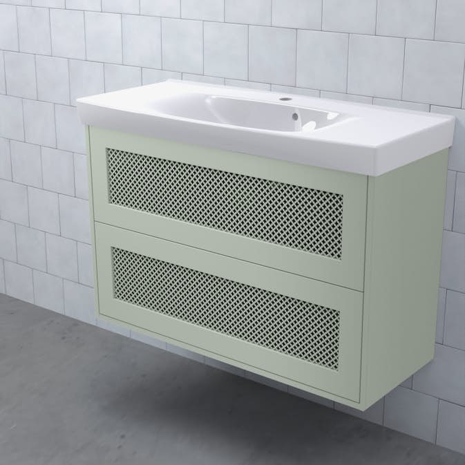 Tvättställsskåp Björbo Badrum Mejda Kompakt Hög