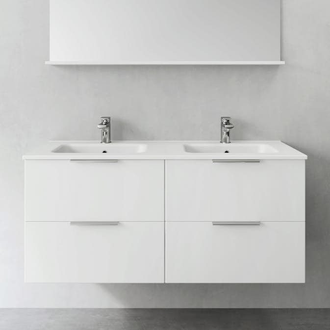 Tvättställsskåp Hafa Shape 1200 Dubbel utan Tvättställ