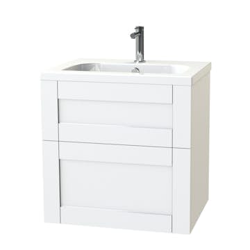 Tvättställsskåp Miller Badrum London 60 Lådor för Heltäckande Tvättställ