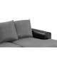 U-soffa Scandinavian Choice Ocean Läderimitation/Grå
