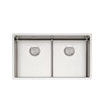 Diskho Stala ULTRA-36-36-LD Dubbel för Kök och Tvättstuga i Stål