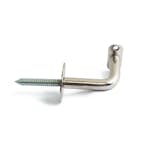 Ledstångsbeslag Habo 86 Förnicklad