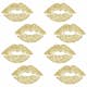 Väggdekor RoomMates Lip with Glitter