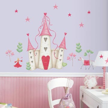Väggdekor RoomMates Princess Castle