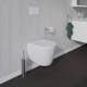 Vägghängd Toalettstol Duravit ME by Starck Rimless 253009 inkl Toalettsits