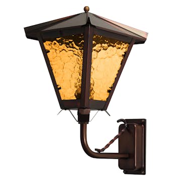 Vägglykta Gustav Koppar 100W