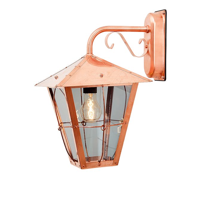 Vägglykta Gnosjö Konstsmide Fenix Ned Utebelysning Vägg i Koppar